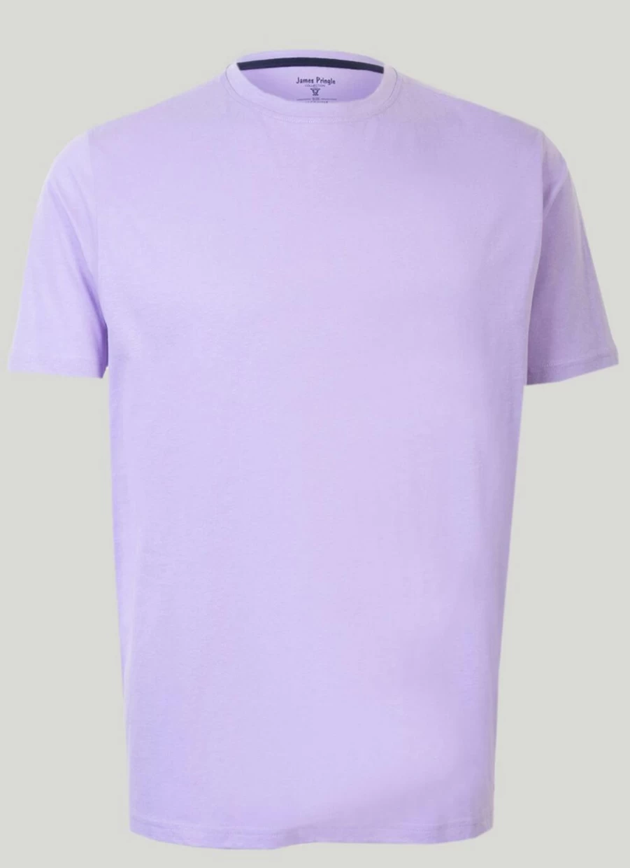 James Pringle Men's Classic Crew Neck T-Shirt – Soft Cotton Essential Tee