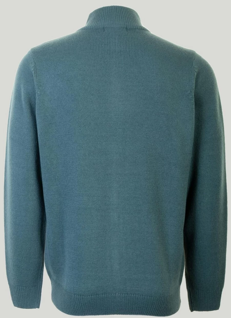 James Pringle Men's Zip Thru Cardigan - Lightweight Knit Sweater with Full Zip Front