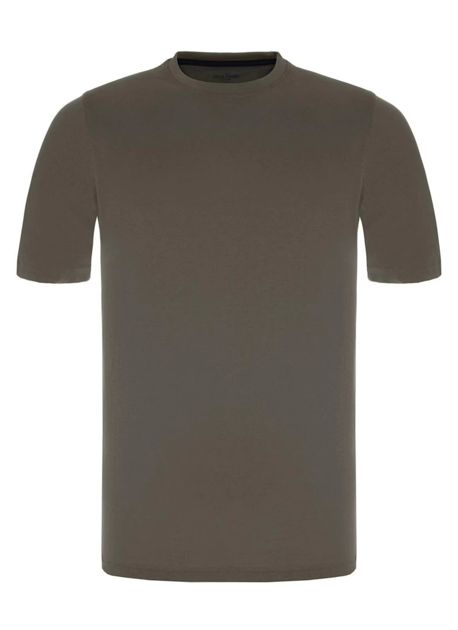 James Pringle Men's Dark Crew Neck T-Shirt - Classic Cotton Essential Tee