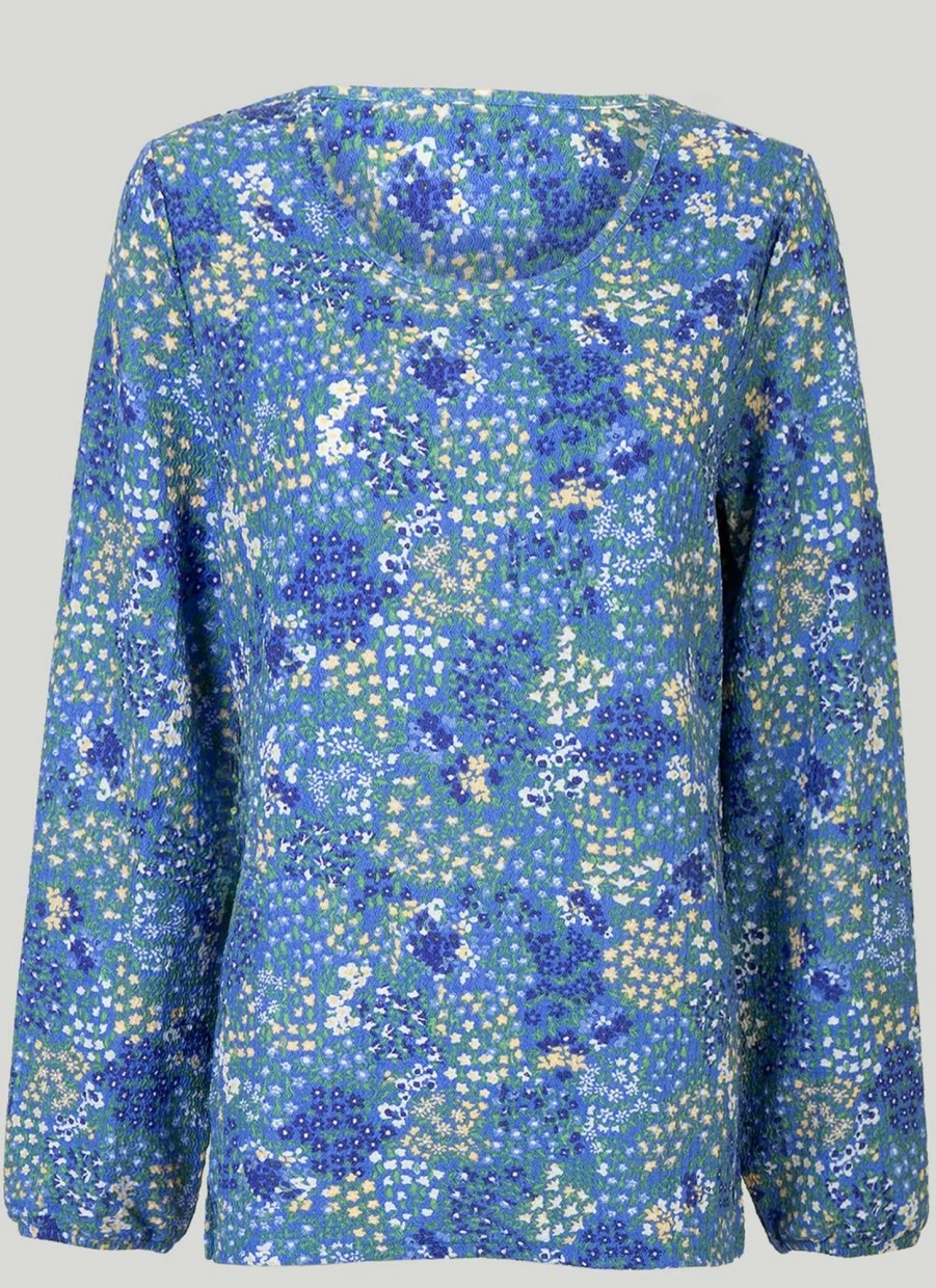 Isle Women's Printed Jersey Top - Soft Comfortable Stylish Tee for Casual Wear
