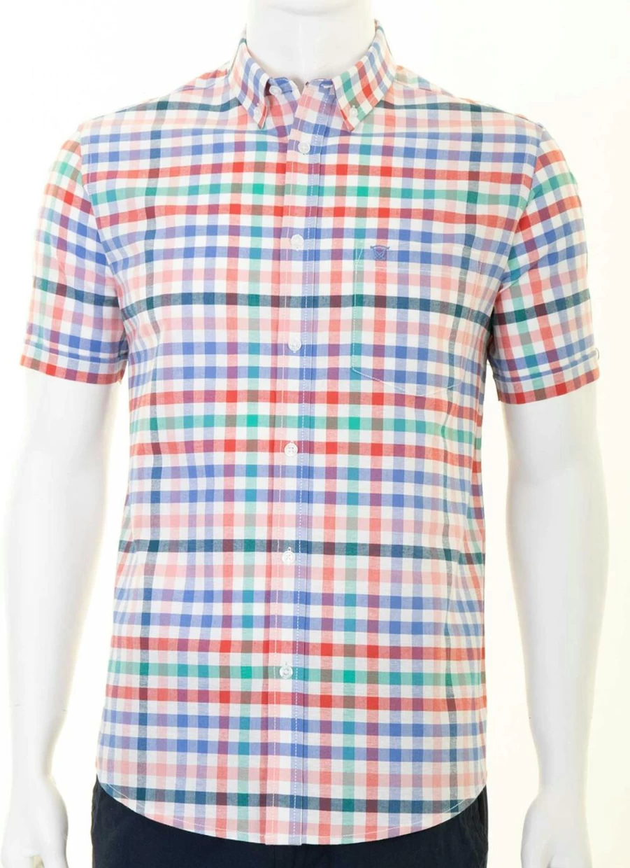 James Pringle Men's Classic Short Sleeve Shirt – Comfortable Casual Summer Top