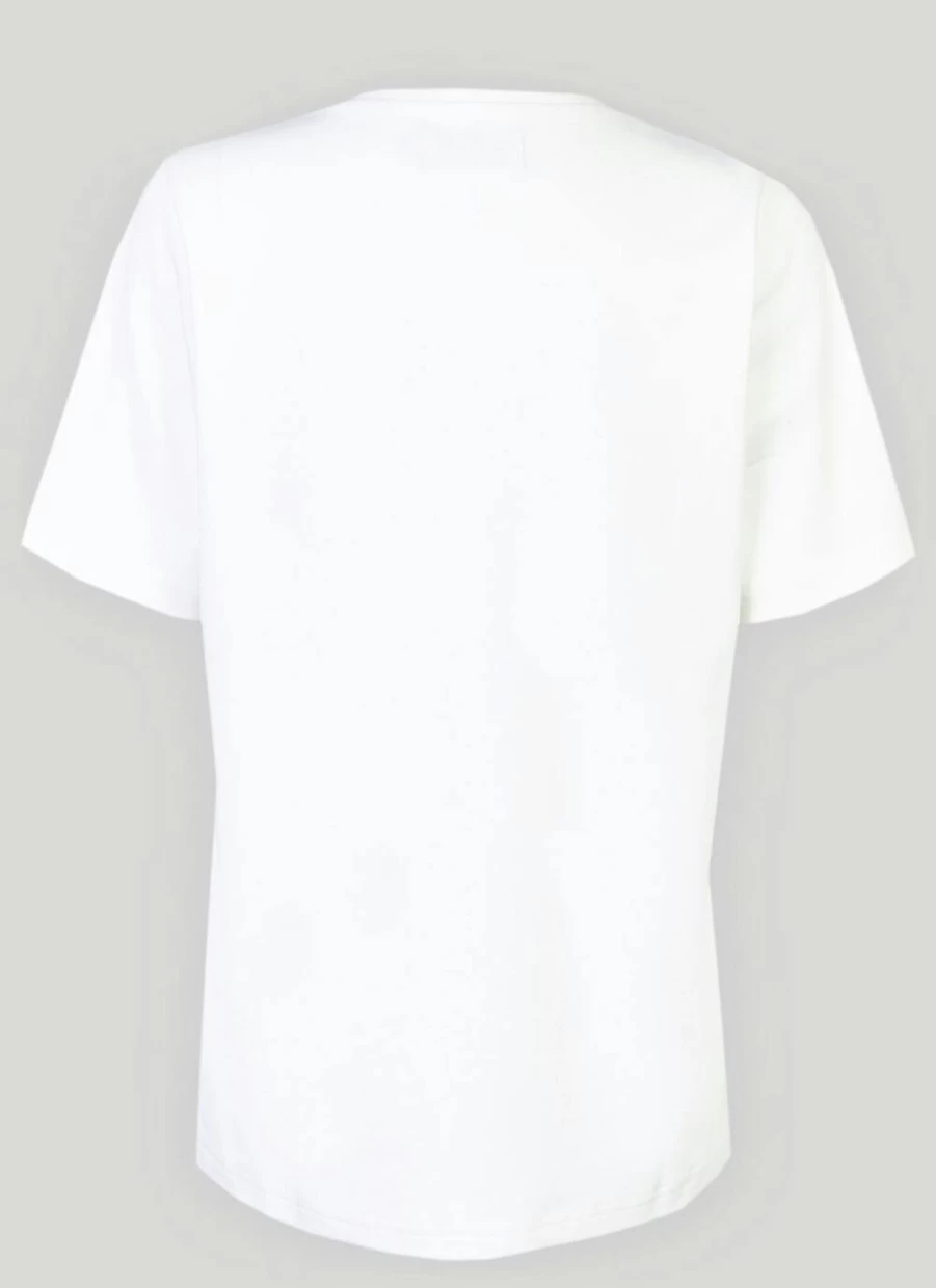 Honor Millburn Women's Embroidered Cotton T-Shirt - Stylish Casual Top for Everyday Wear