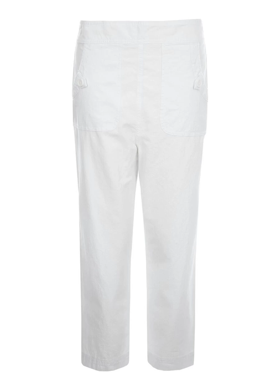 "Isle Women's Bengaline Cropped Trousers - Stylish High-Waisted Slim Fit Pants"