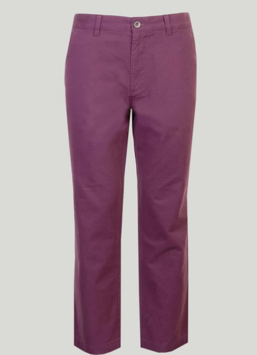 James Pringle Men's Berry Chino Classic Fit Trousers