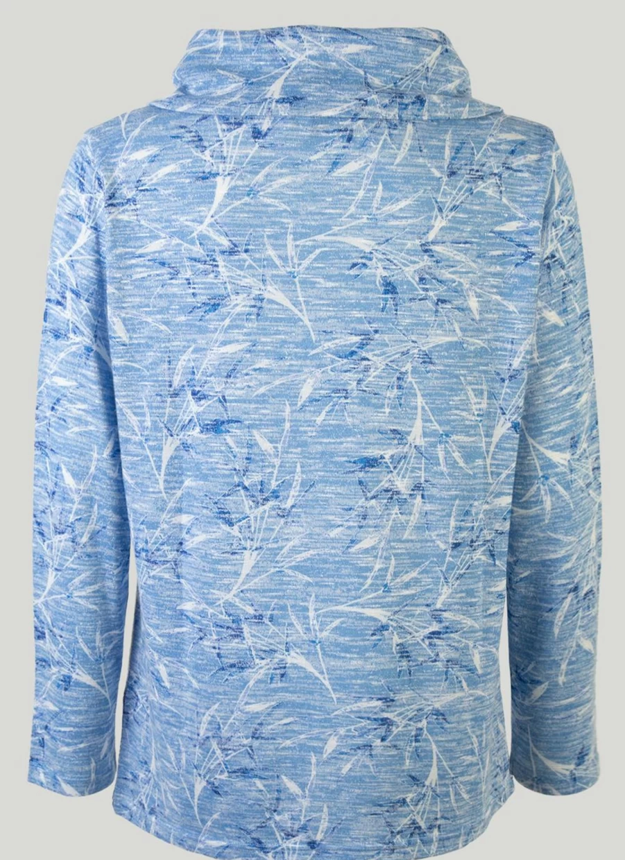 "Isle Women's Bardot Neck Print Top - Stylish Floral Off-Shoulder Blouse"