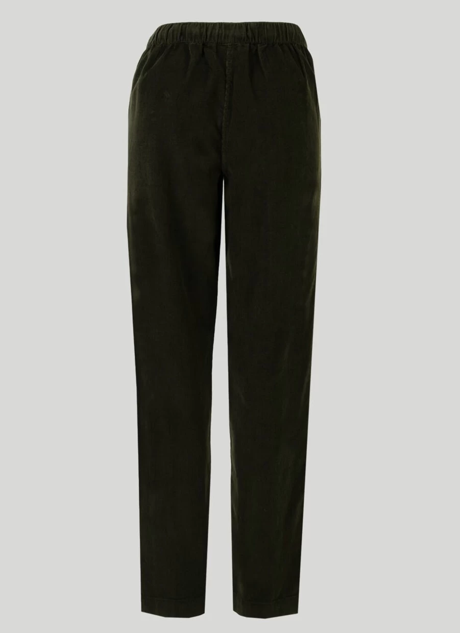 "Isle Women's Khaki Corduroy Trousers"