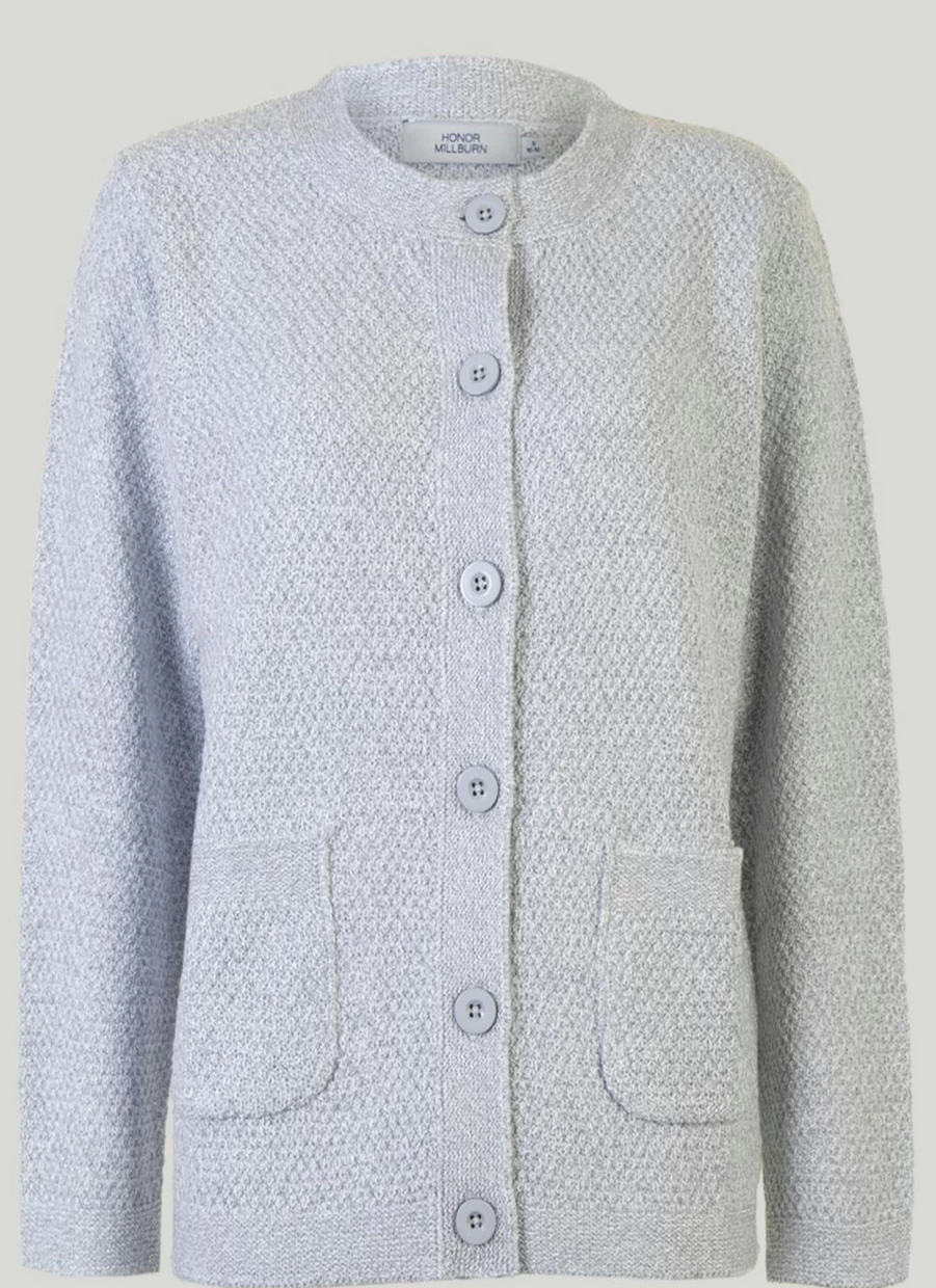 Honor Millburn Women's Button Front Cardigan - Stylish Knit Sweater for Casual Wear