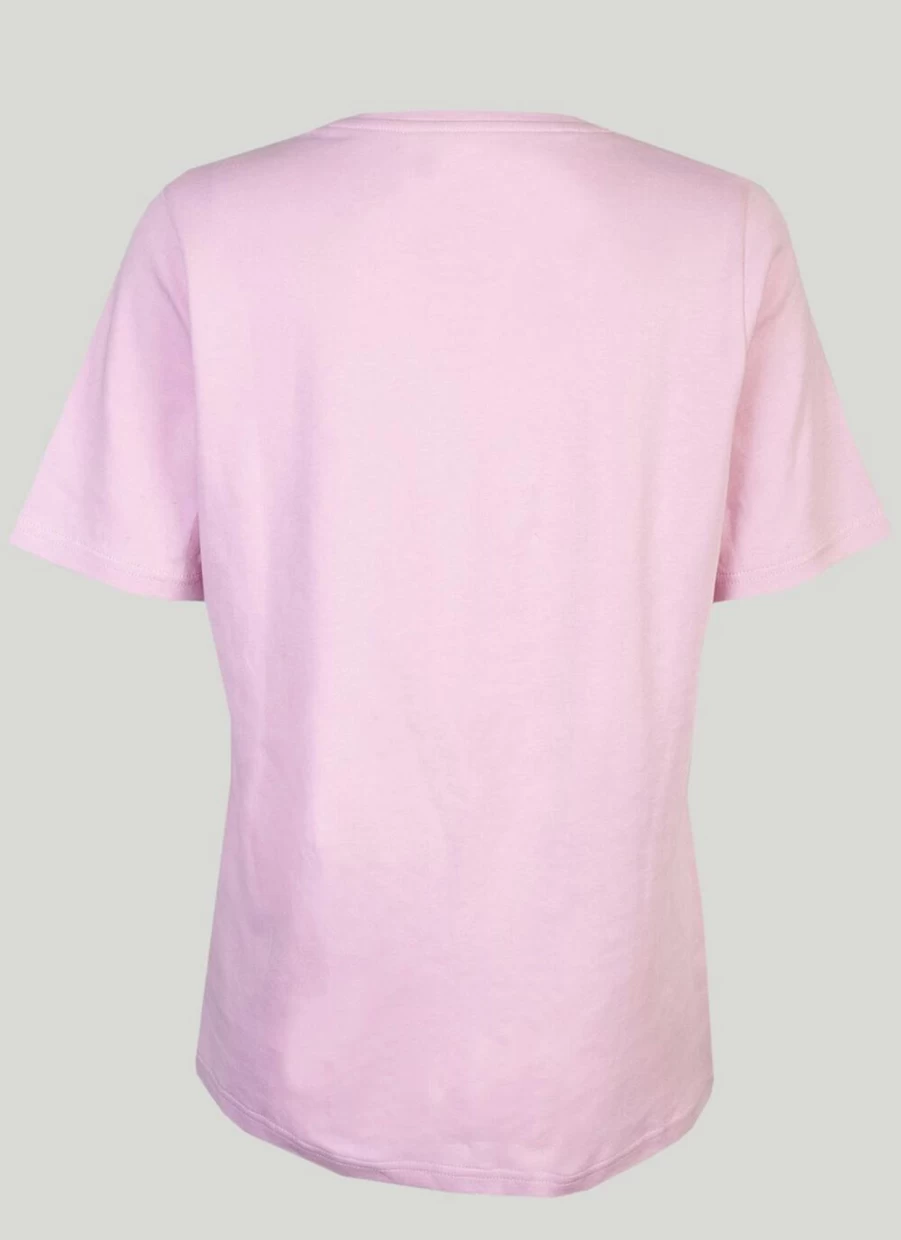 Honor Millburn Women's Embroidered Cotton T-Shirt - Stylish Casual Top for Everyday Wear