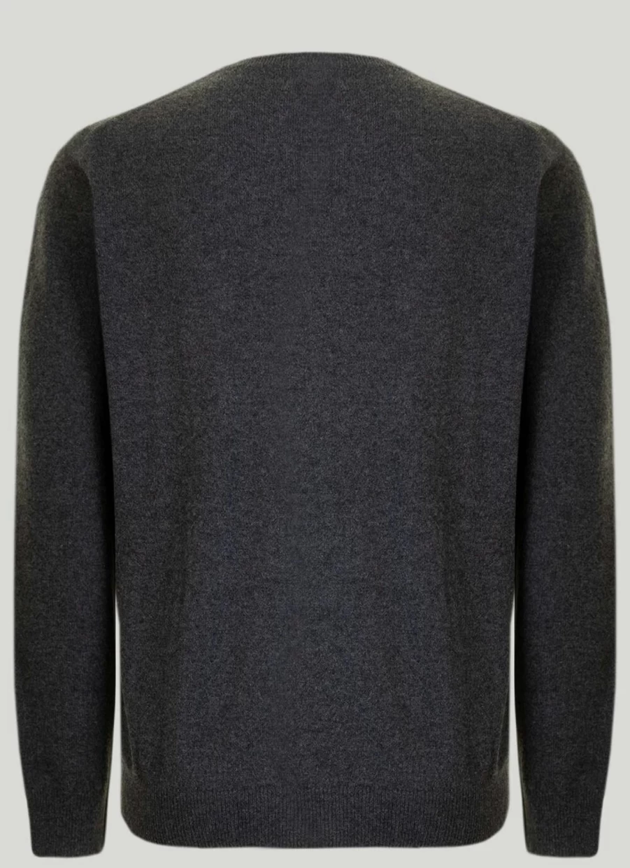 Gleneagles Men's Premium Cashmere Crew Neck Sweater – Soft Luxury Knitwear