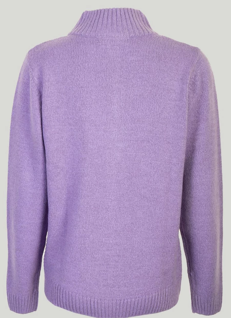 Isle Women's Zip Front Cardigan - Stylish Knit Sweater for Casual Wear