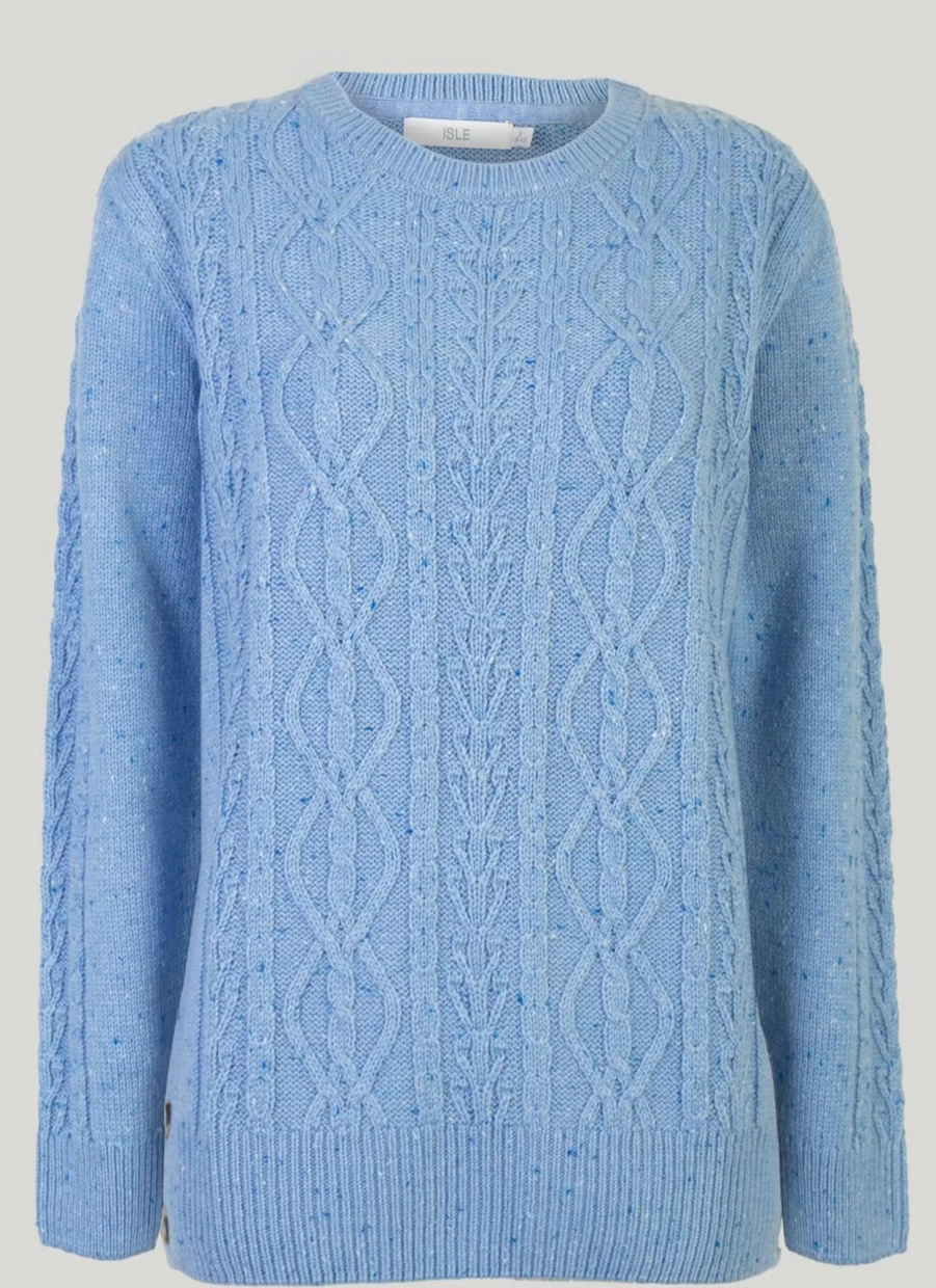 Isle Women's Nep Jumper - Stylish Knit Sweater for Women