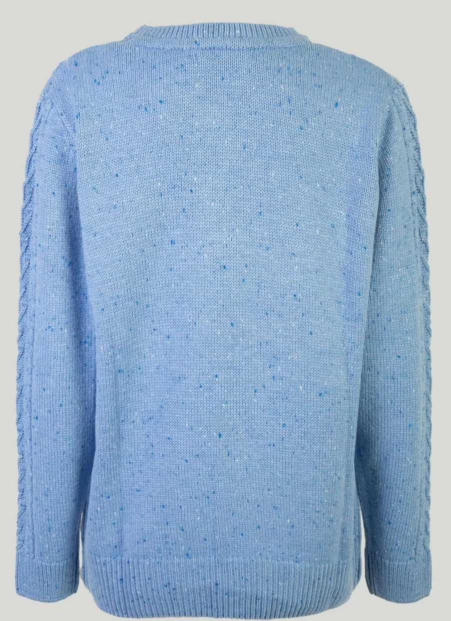 Isle Women's Nep Jumper - Stylish Knit Sweater for Women