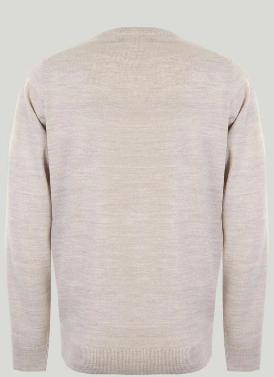 James Pringle Men's Crew Neck Fine Knit Jumper - Premium Soft Wool Sweater