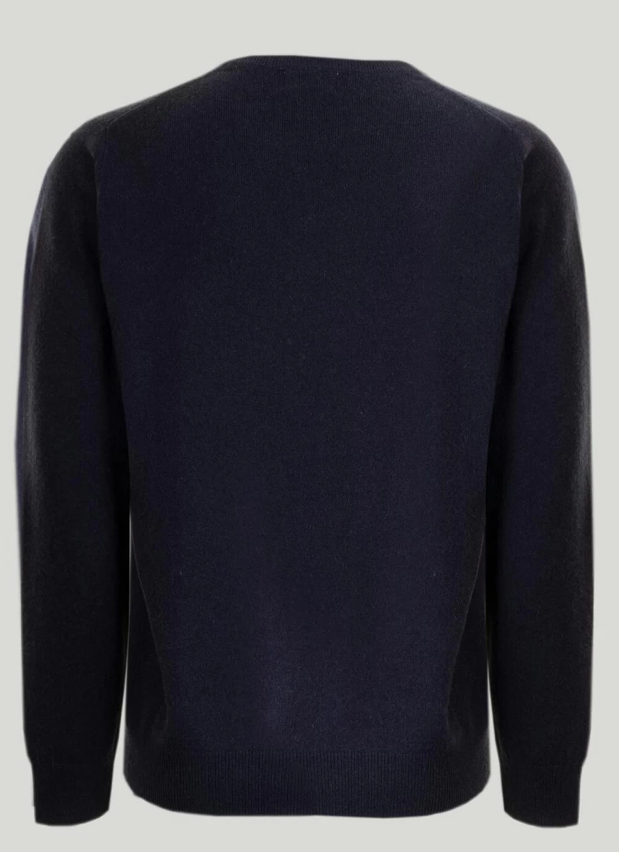 Gleneagles Men's Cashmere Crew Neck Sweater - Soft Luxury Knitwear for Men