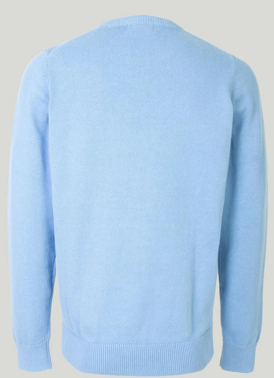 James Pringle Men's Cotton Crew Neck Jumper - Soft Classic Knit Sweater for Men