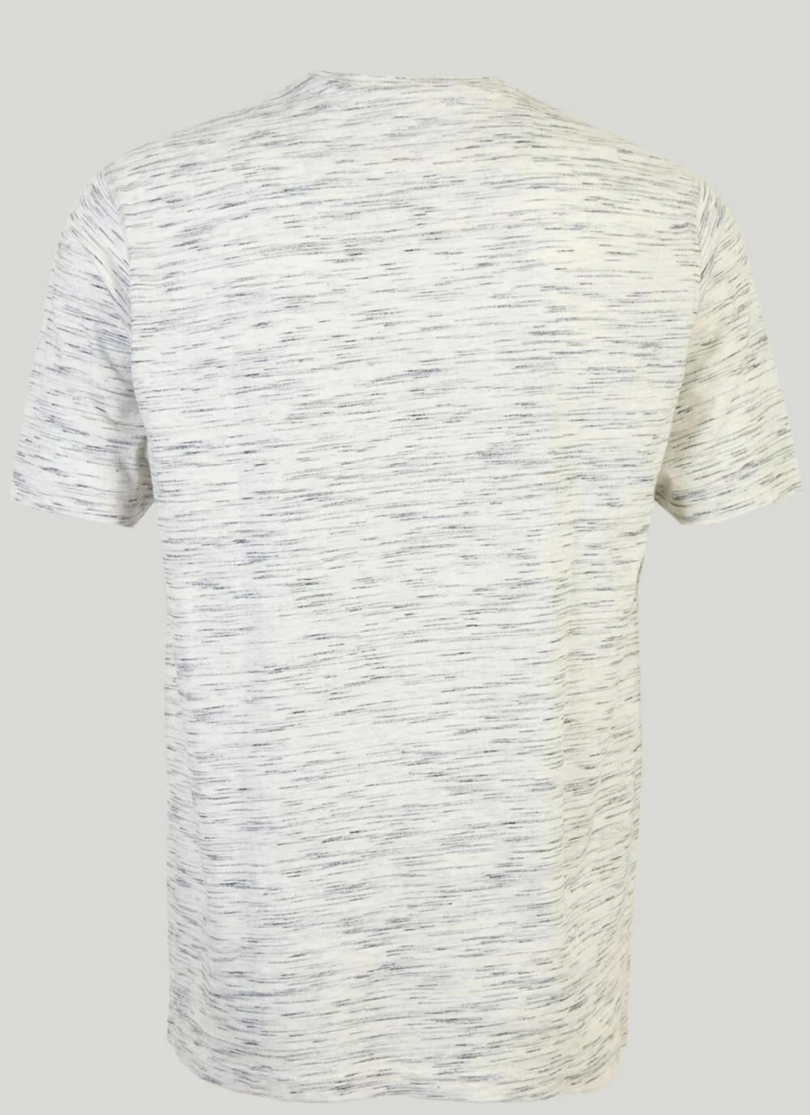 James Pringle Men's Space Dye Cotton T-Shirt - Comfort Fit Casual Tee