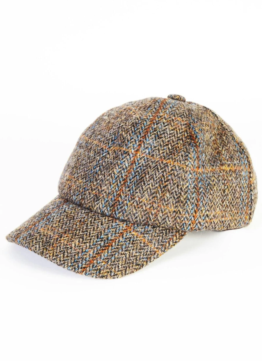 Harris Tweed Women's Baseball Cap - Classic Wool Hat for Women