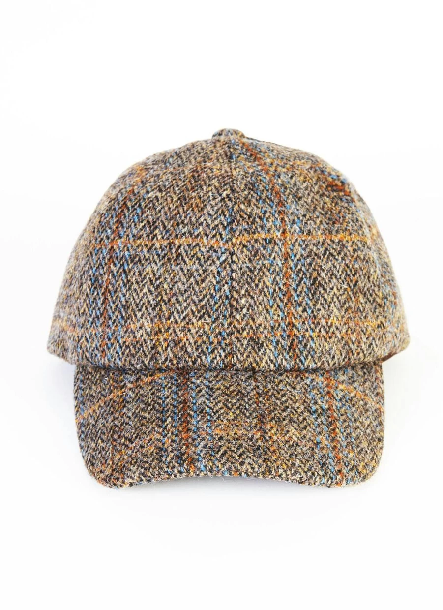 Harris Tweed Women's Baseball Cap - Classic Wool Hat for Women