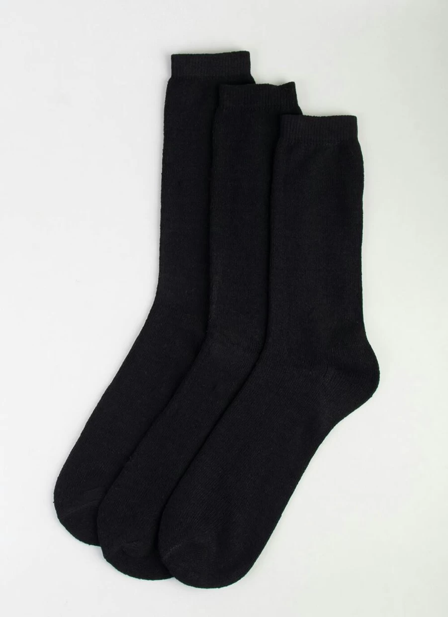 James Pringle Men's Thermal Socks 3 Pack - Winter Warm Wool Blend Cold Weather Socks