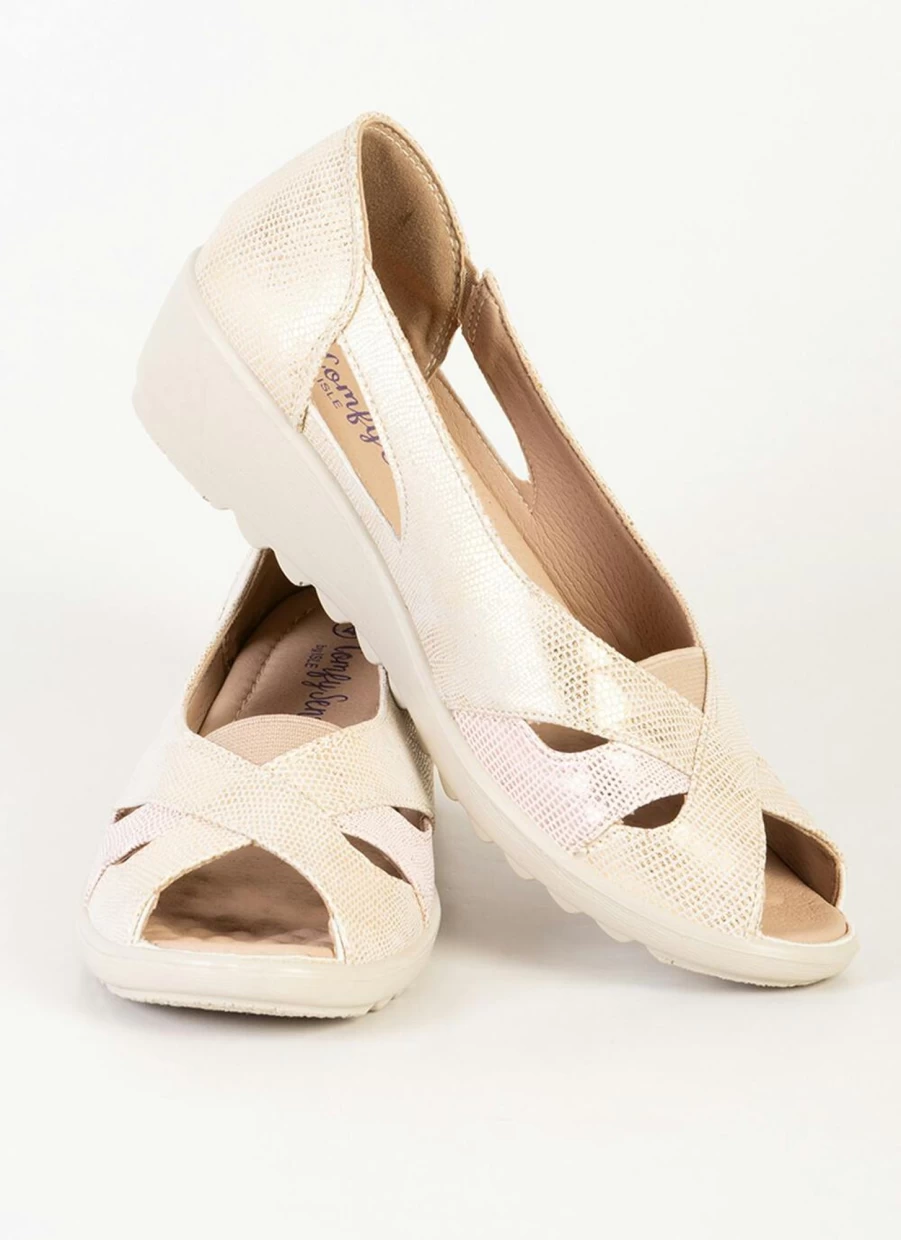 Comfy Sense Women's Peep Toe Shoes - Comfortable & Stylish Open Toe Footwear for Women