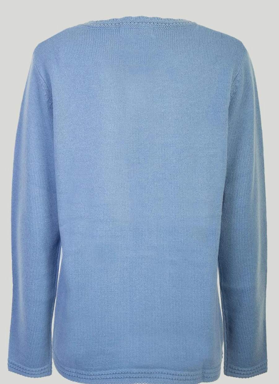 Isle Women's Button-Up Jumper - Stylish Casual Knitwear for Everyday Wear