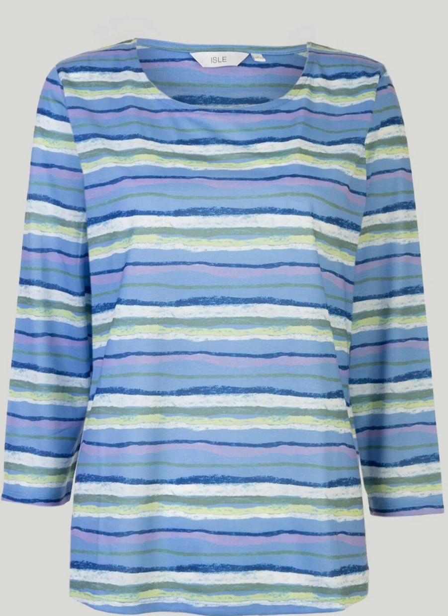 "Isle Women's Printed Top - Stylish Casual Blouse for Everyday Wear"