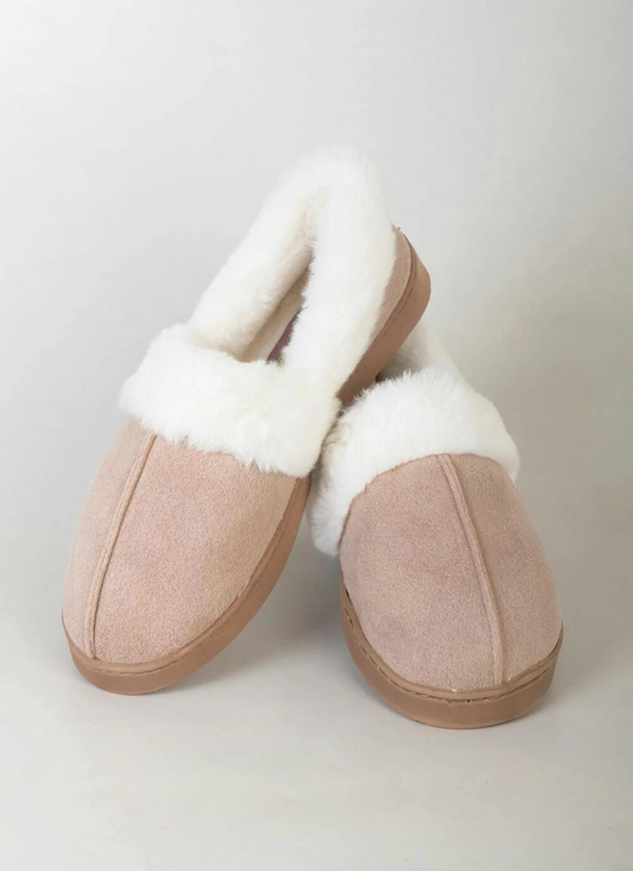 Comfy Sense Women's Suedette Slippers - Soft & Comfortable House Shoes