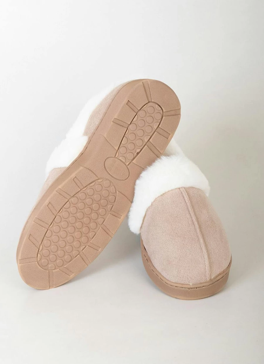 Comfy Sense Women's Suedette Slippers - Soft & Comfortable House Shoes