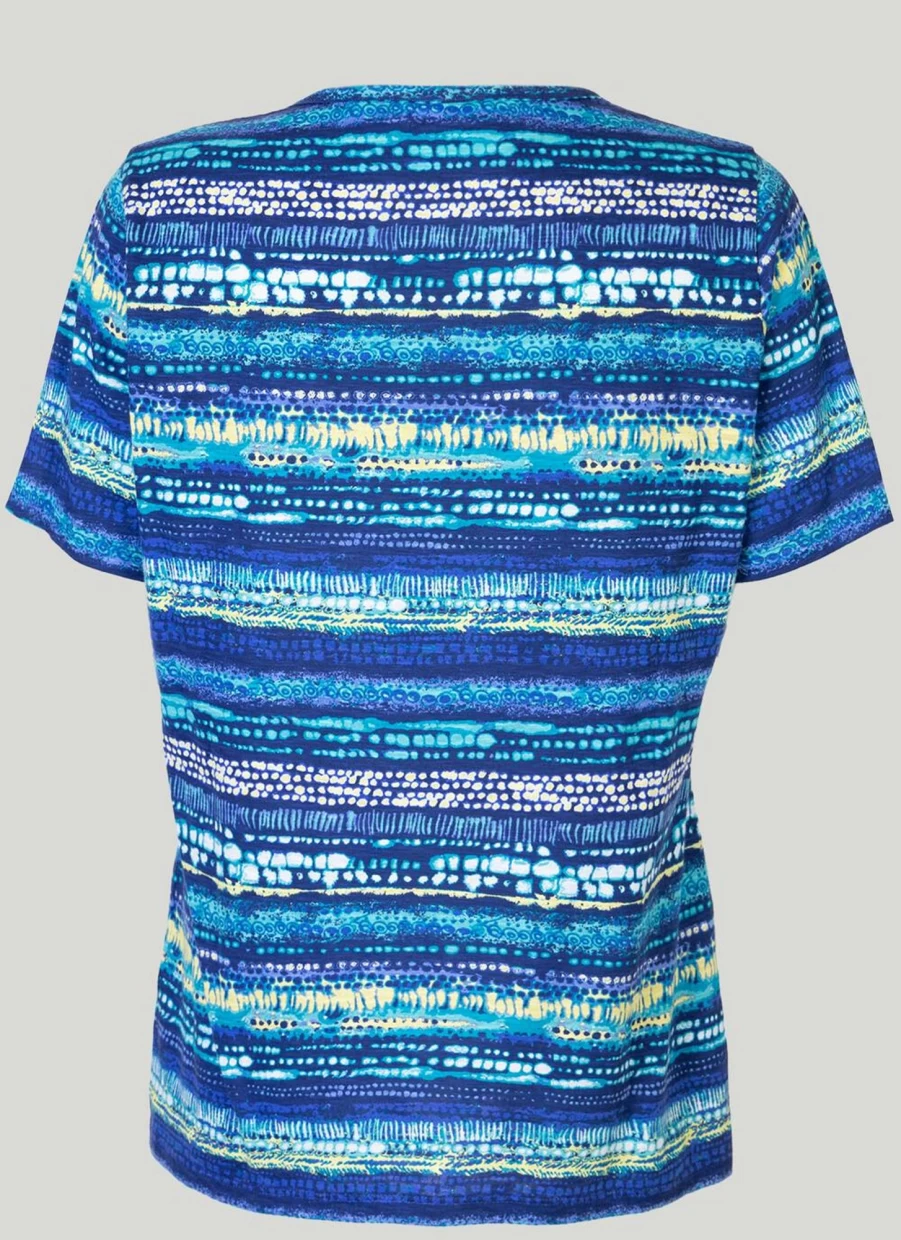 Isle Women's Notch Neck T-Shirt - Stylish Casual Comfort Fit Tee