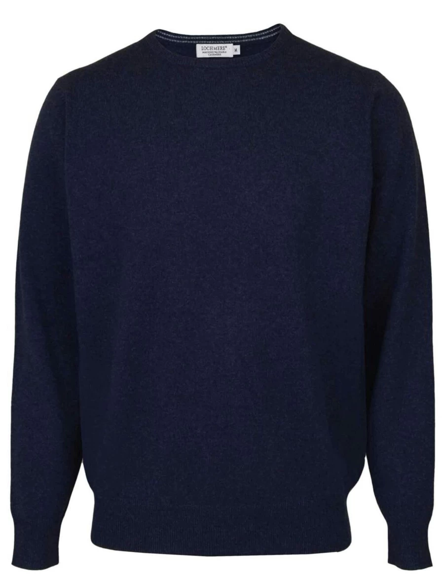Lochmere Men's Cashmere Crew Neck Sweater – Soft Luxury Knitwear for Men