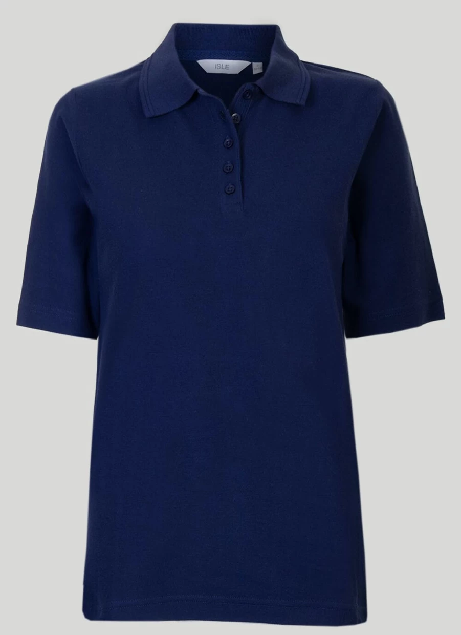 Isle Women's Classic Polo Shirt - Comfortable & Stylish Casual Top