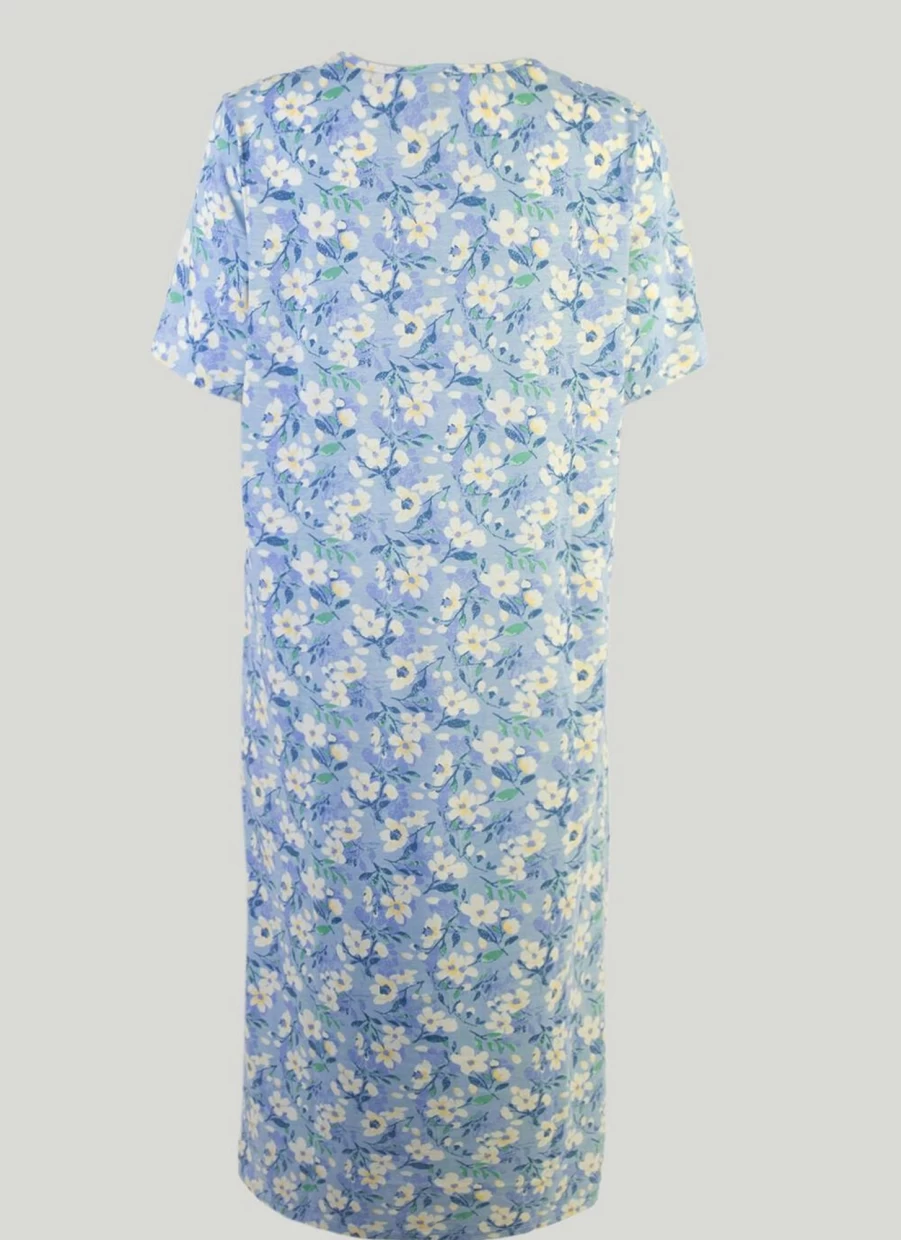 "Isle Women's Floral Print Nightie - Soft Comfort Sleepwear"