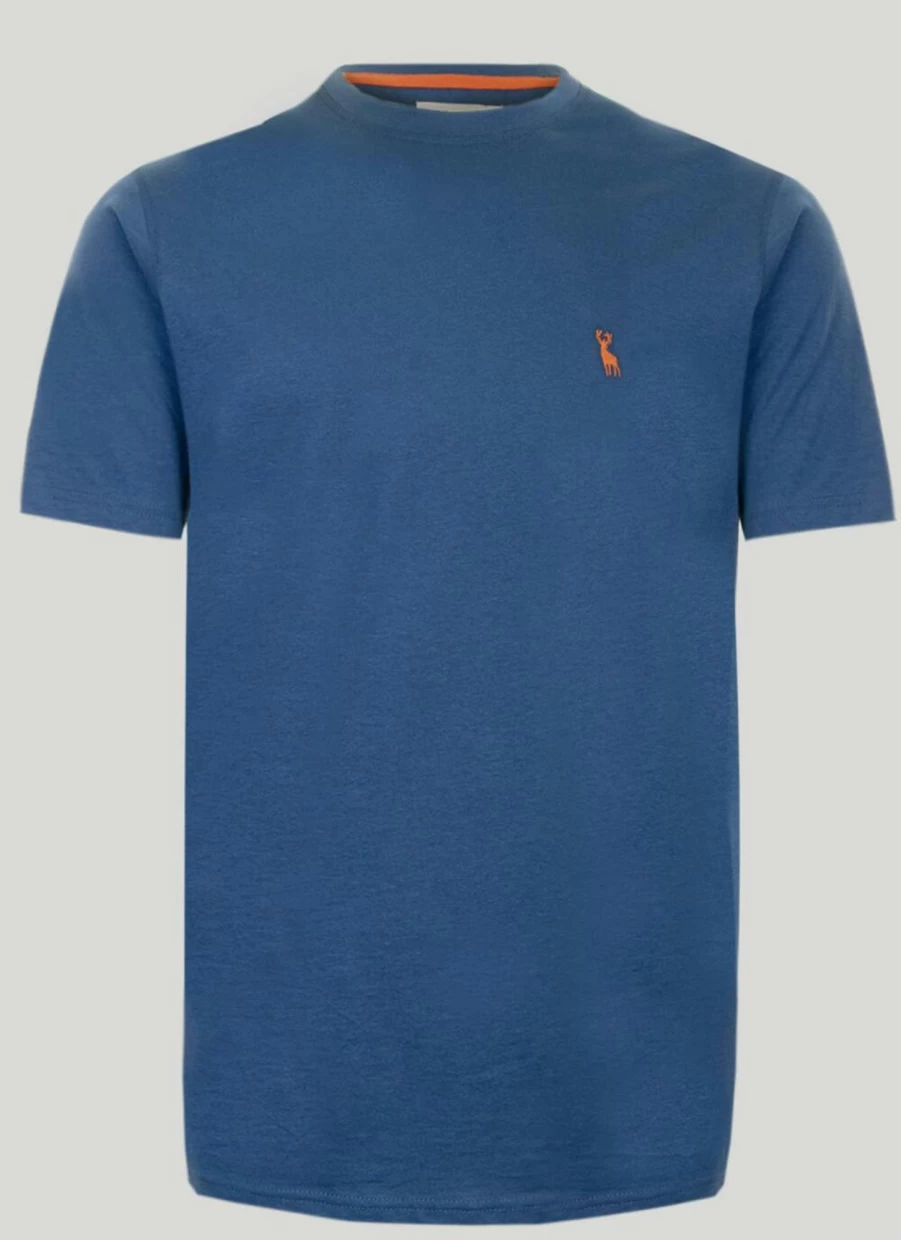 PG Field Men's Classic Crew Neck T-Shirt - Comfortable Cotton Essential Tee
