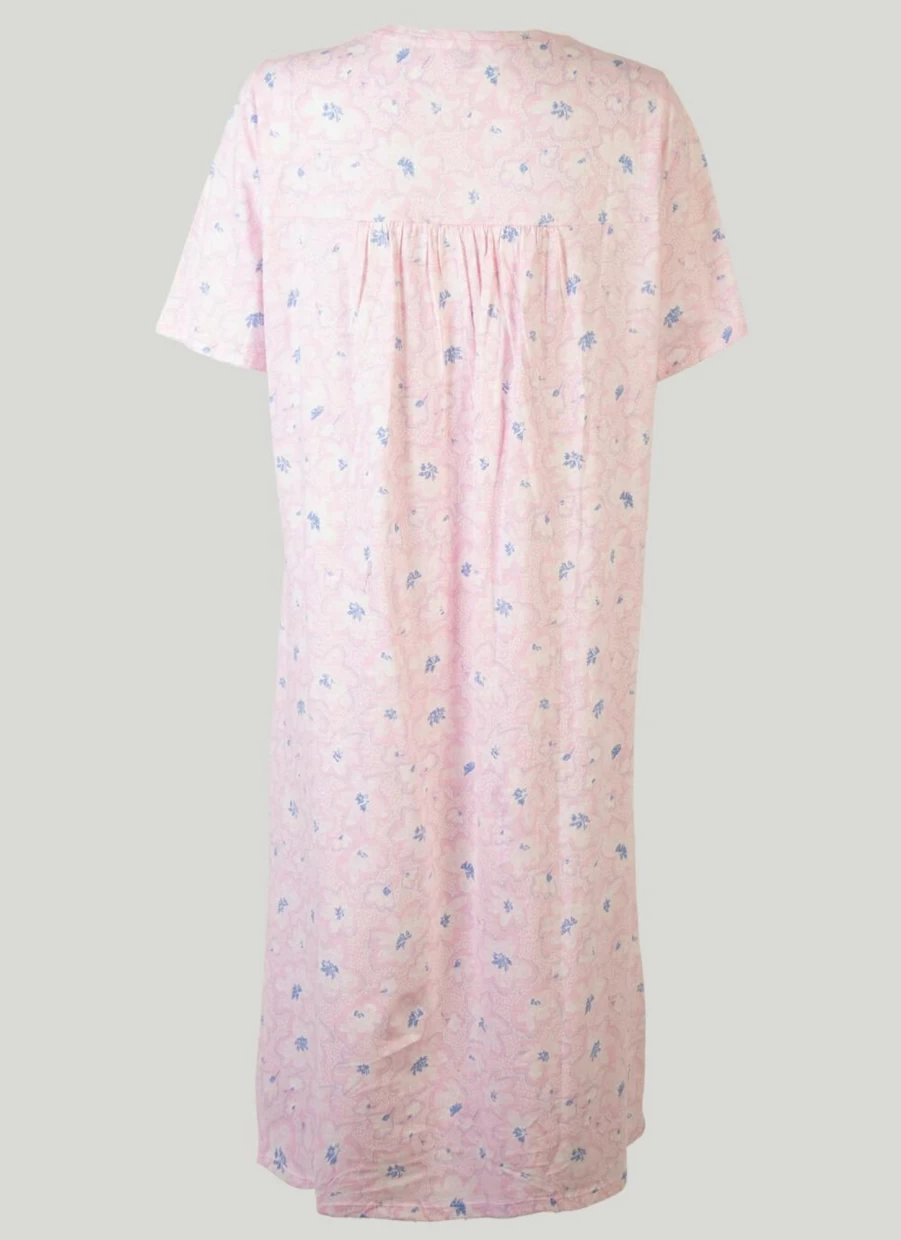 "Isle Women's Floral Print Nightie - Soft Comfort Sleepwear"