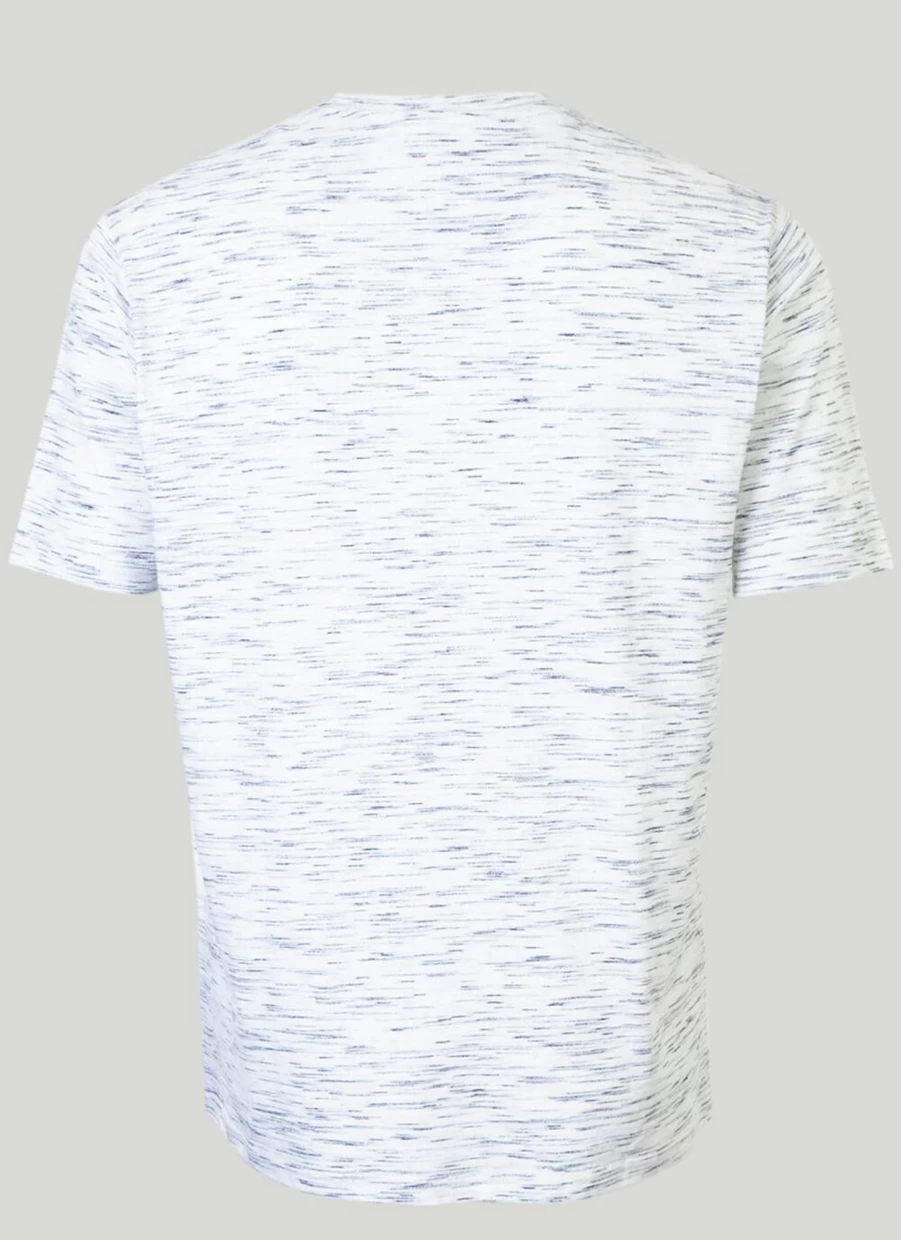 James Pringle Men's Space Dye Crew Neck Cotton T-Shirt