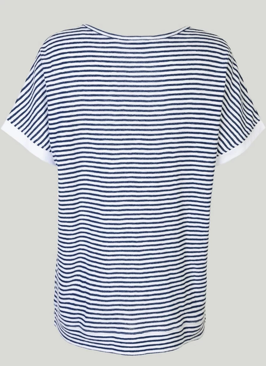 Isle Women's Stripe Insert Top - Stylish Striped Blouse for Women