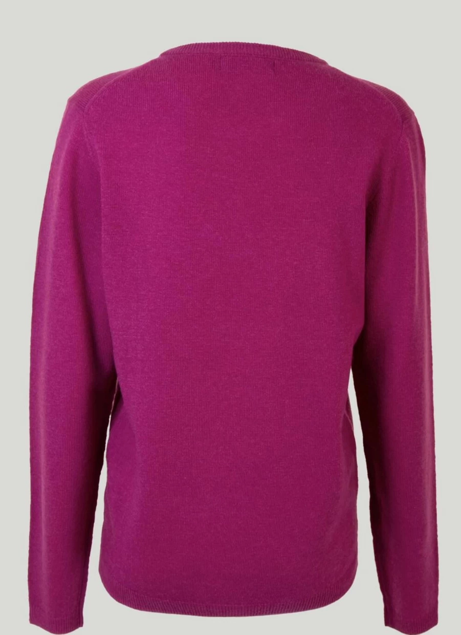 Isle Women's Merino Wool Crew Neck Jumper Soft Comfortable Knit Sweater