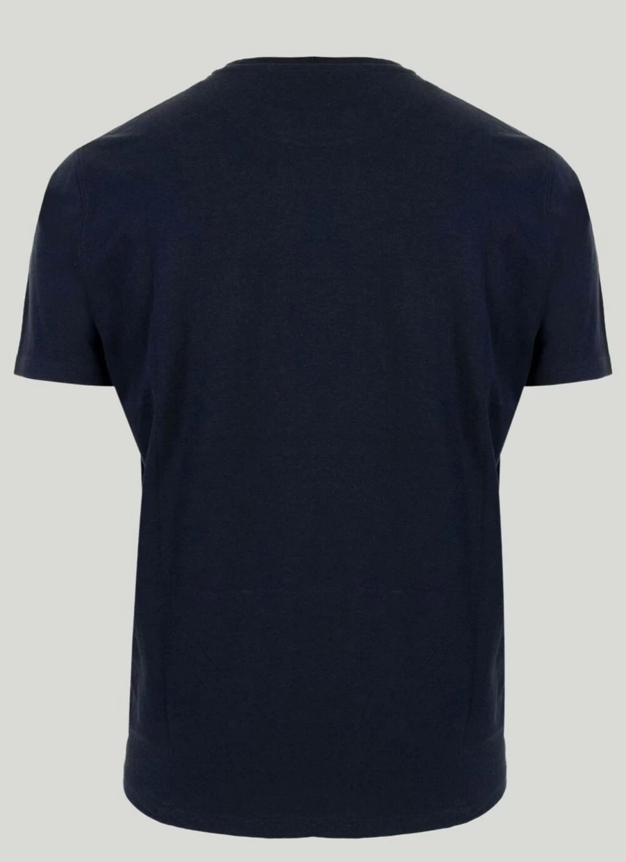 James Pringle Men's Cotton Crew Neck T-Shirt - Soft Classic Fit Casual Tee