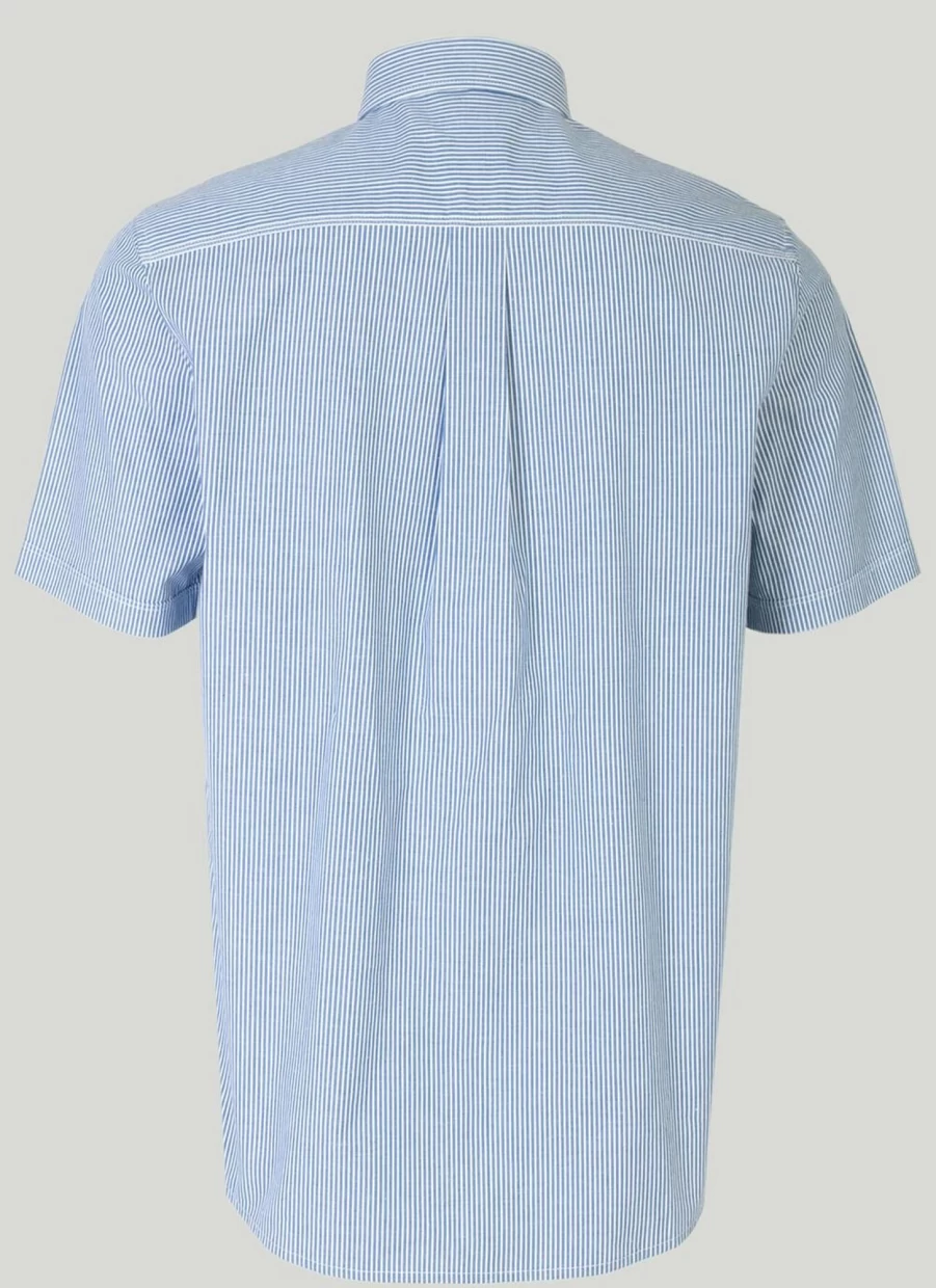 PG Field Men's Cotton Striped Casual Shirt - Classic Comfort Fit
