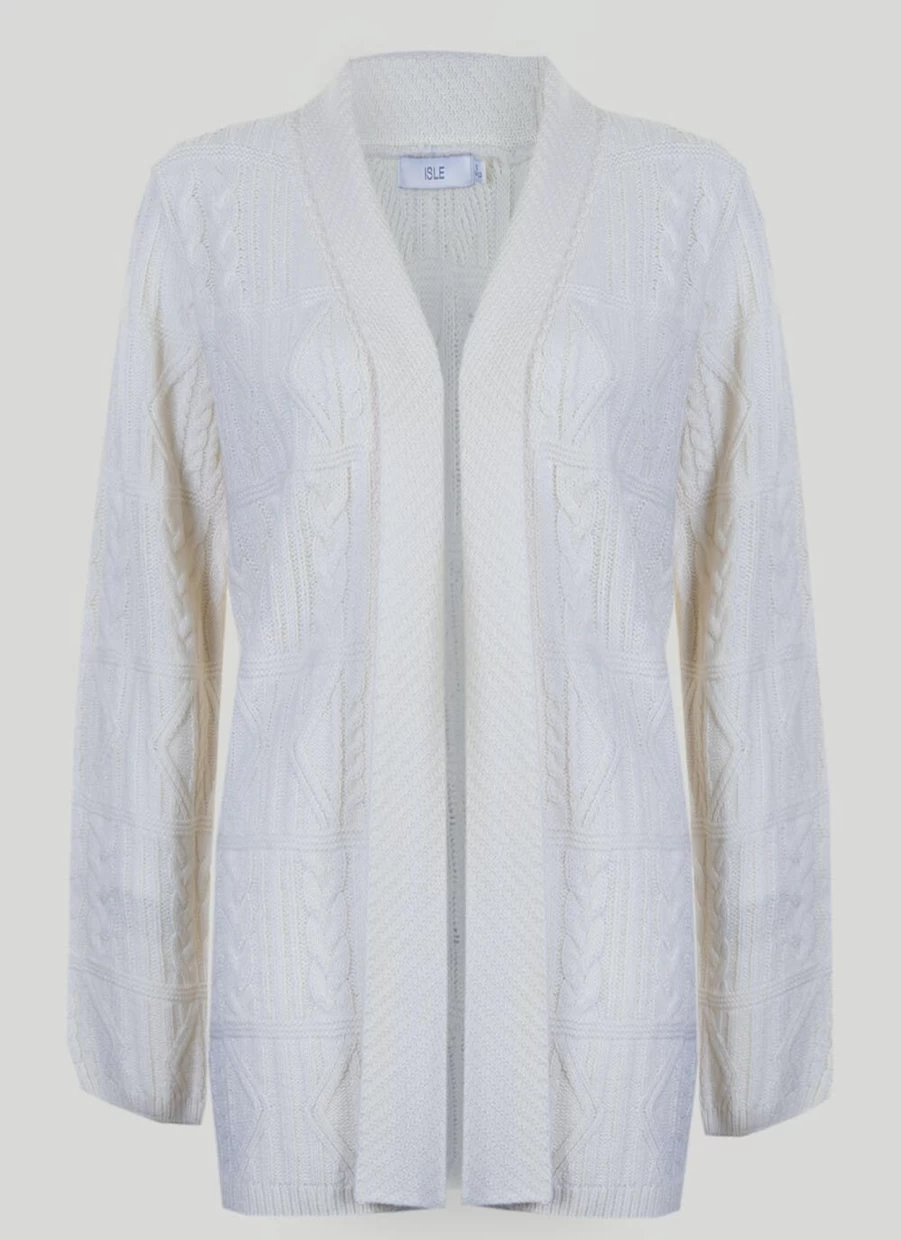 "Isle Women's Edge To Edge Cardigan - Stylish Knit Sweater for Women"