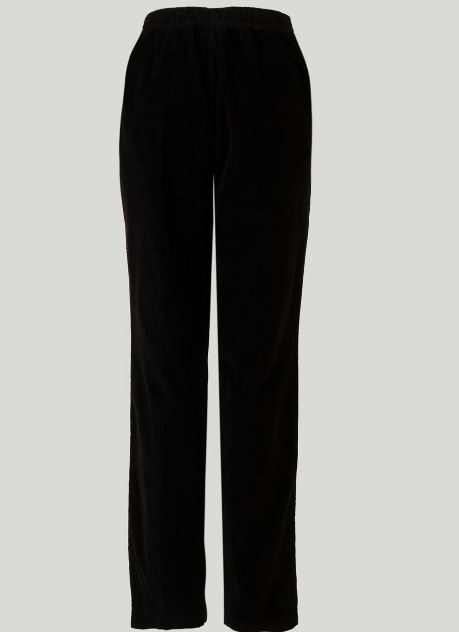 Isle Women's Black Cord Trousers - Stylish & Comfortable Corduroy Pants