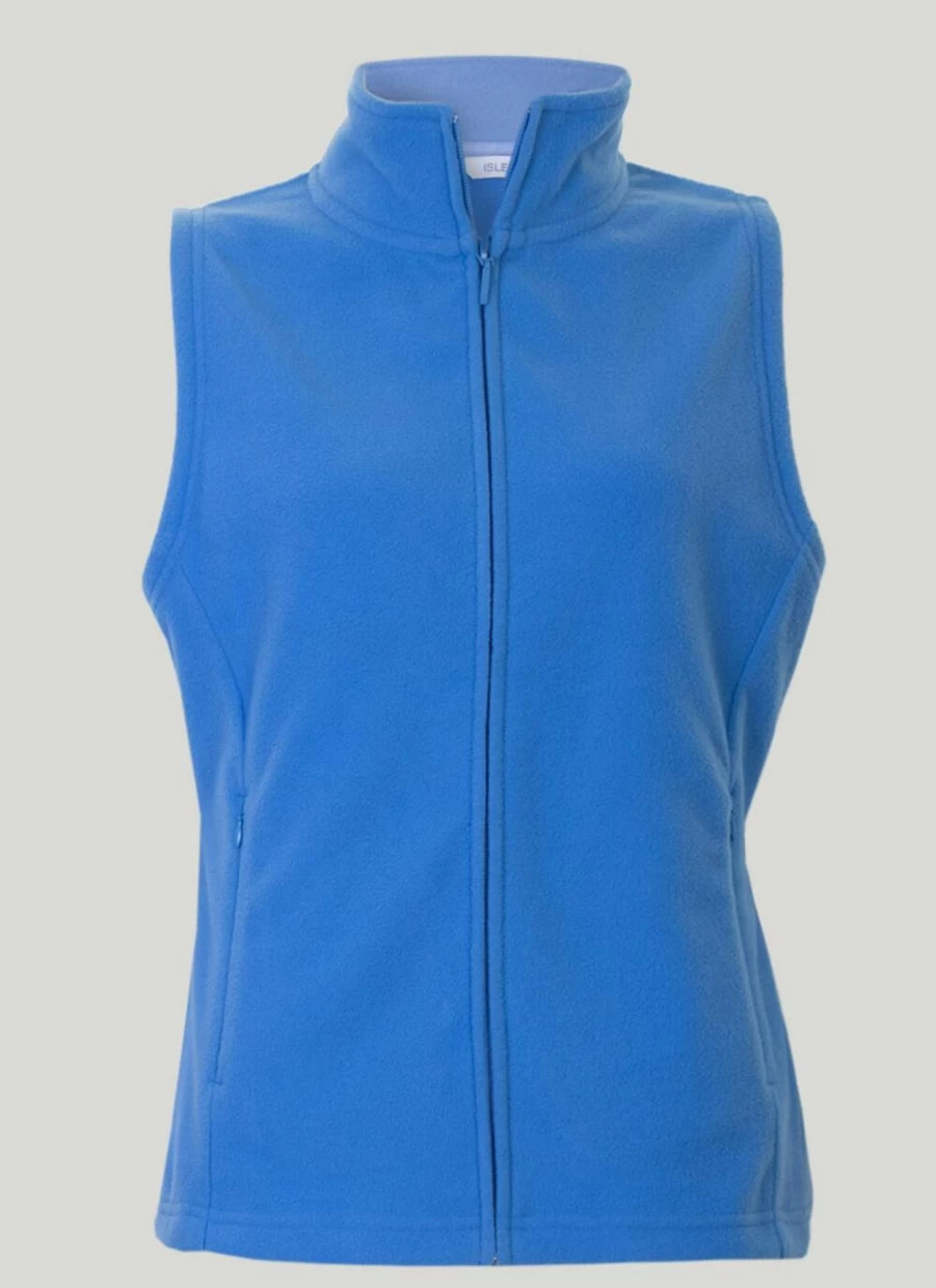 Isle Women's Fleece Gilet - Lightweight Warm Vest for Outdoor Activities