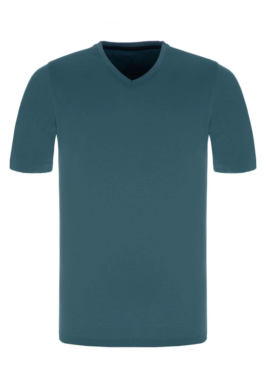 James Pringle Men's V-Neck T-Shirt - Classic Comfort Fit Cotton Tee