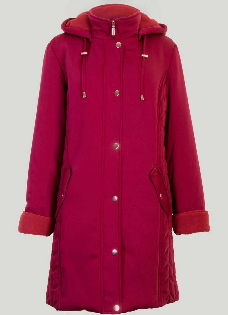 "Isle Women's Quilted Hooded Coat - Stylish Winter Jacket for Women"