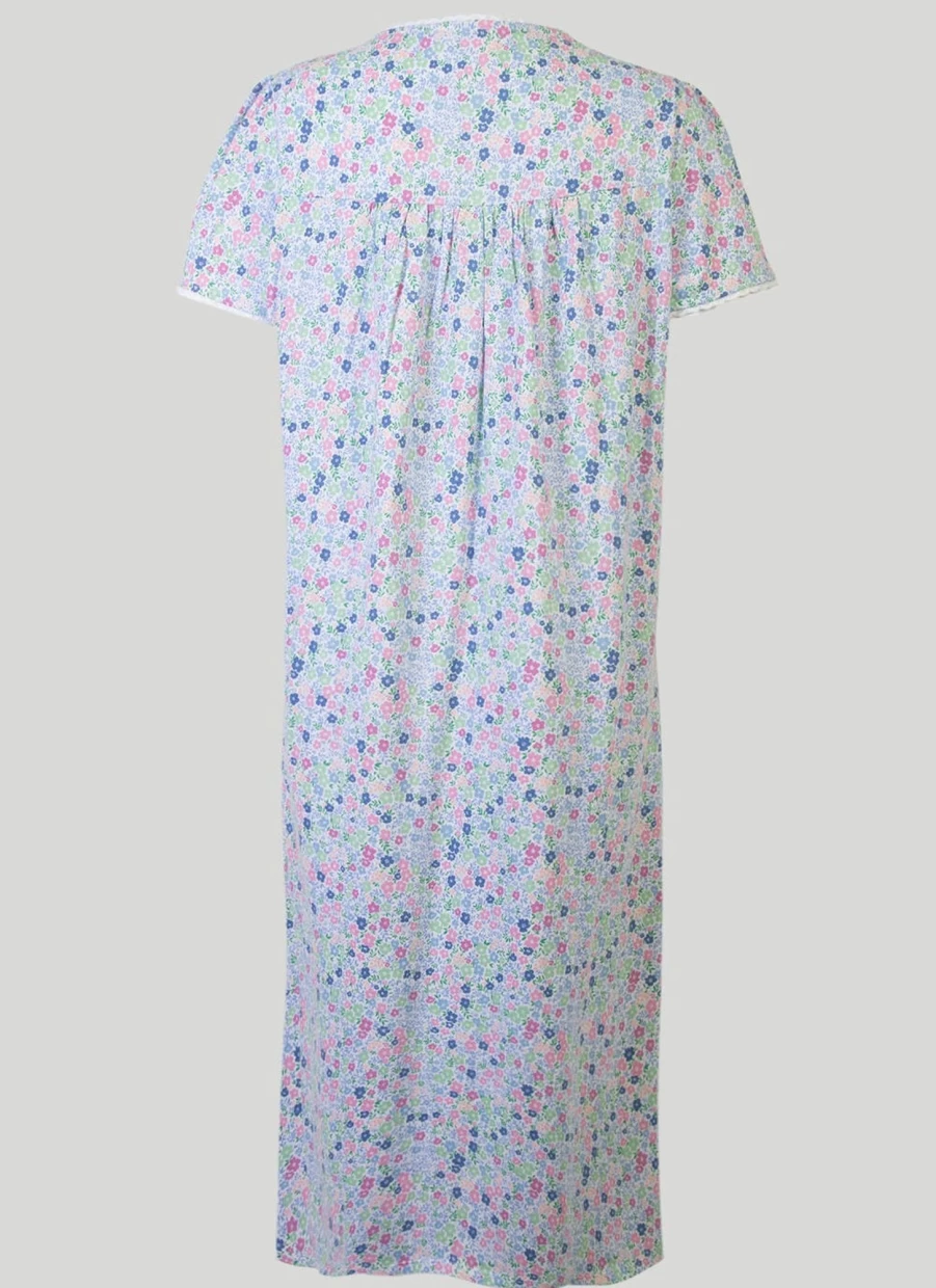 Isle Women's Floral Print Nightdress - Soft Comfort Sleepwear for Women