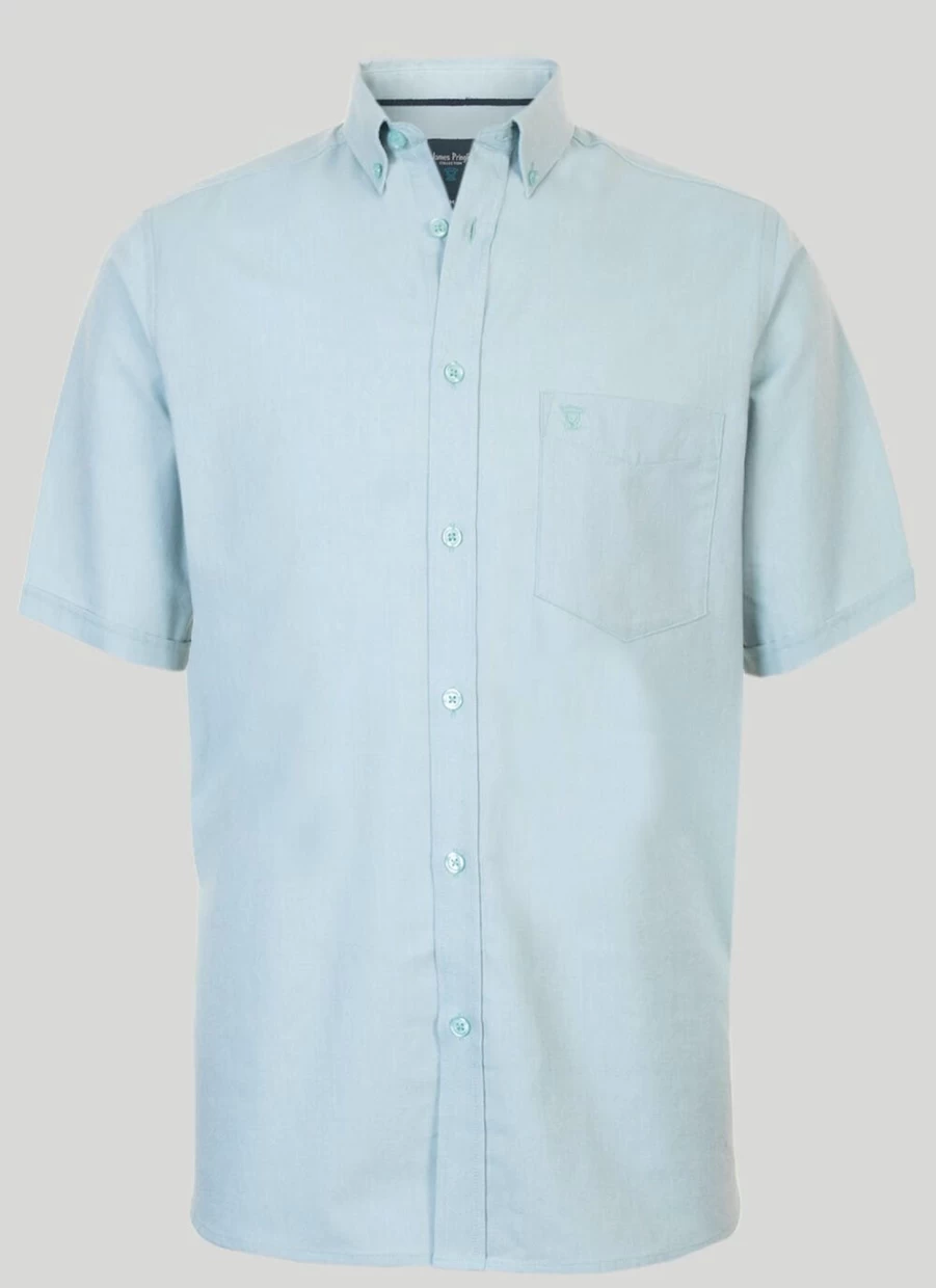 James Pringle Men's Classic Plain Oxford Shirt – Premium Comfort & Style