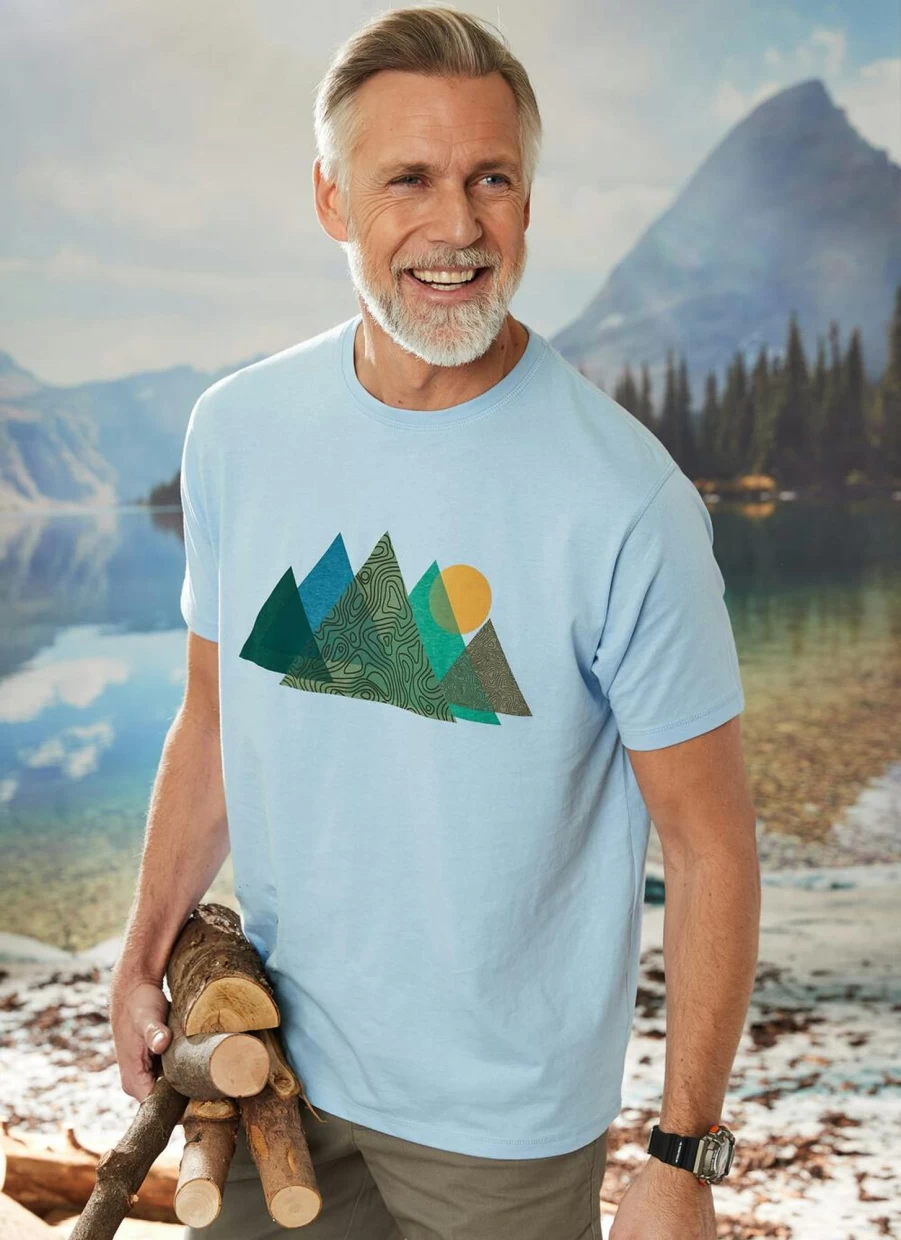 PG Field Men's Graphic Print T-Shirt - Stylish Casual Tee for Men
