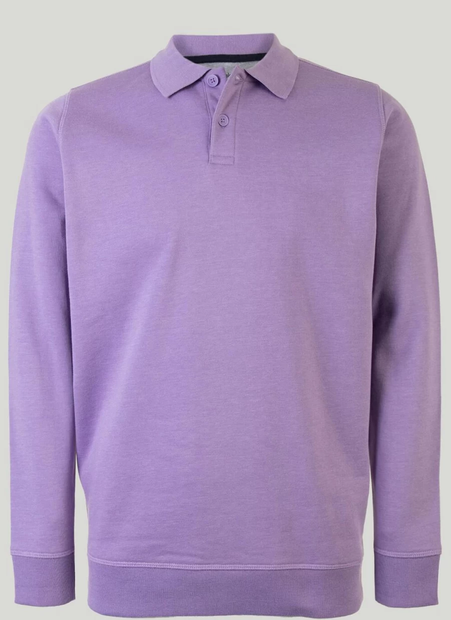 James Pringle Men's Classic Polo Sweatshirt - Comfortable Cotton Blend Casual Top