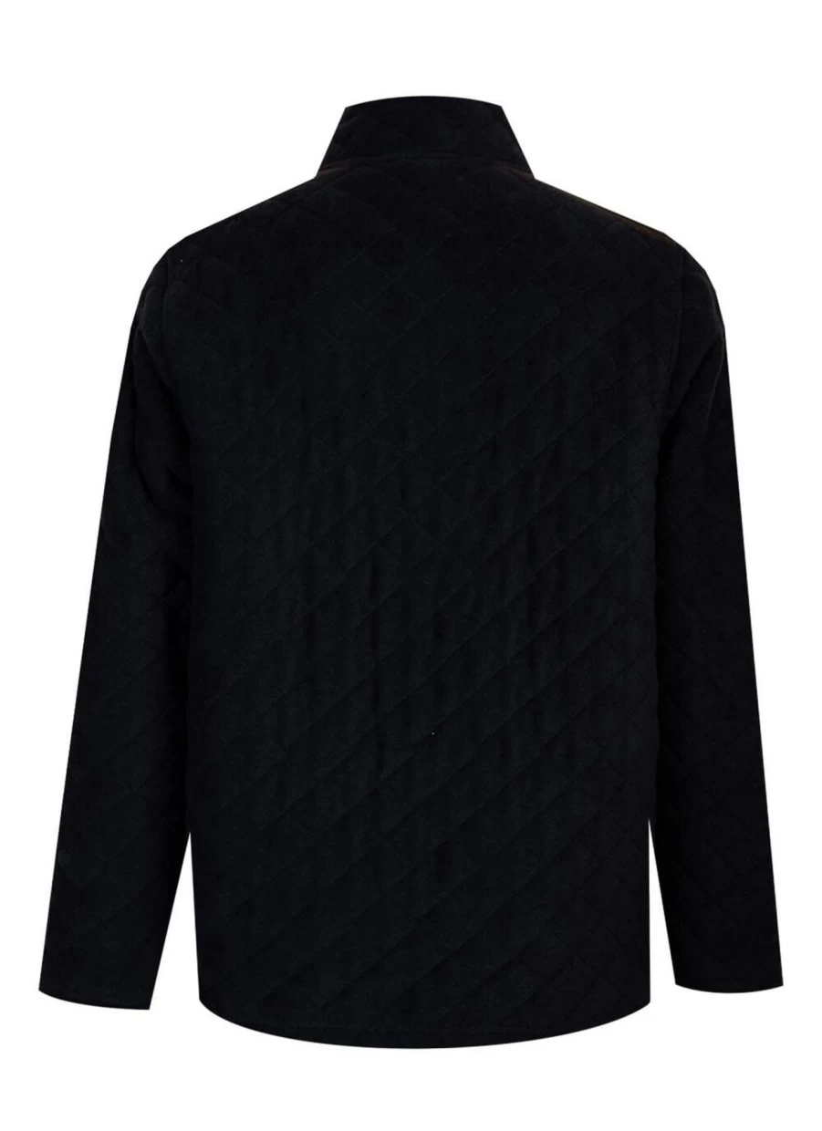 PG FIELD Men's Suede Trim Fleece Jacket - Warm Winter Coat for Men