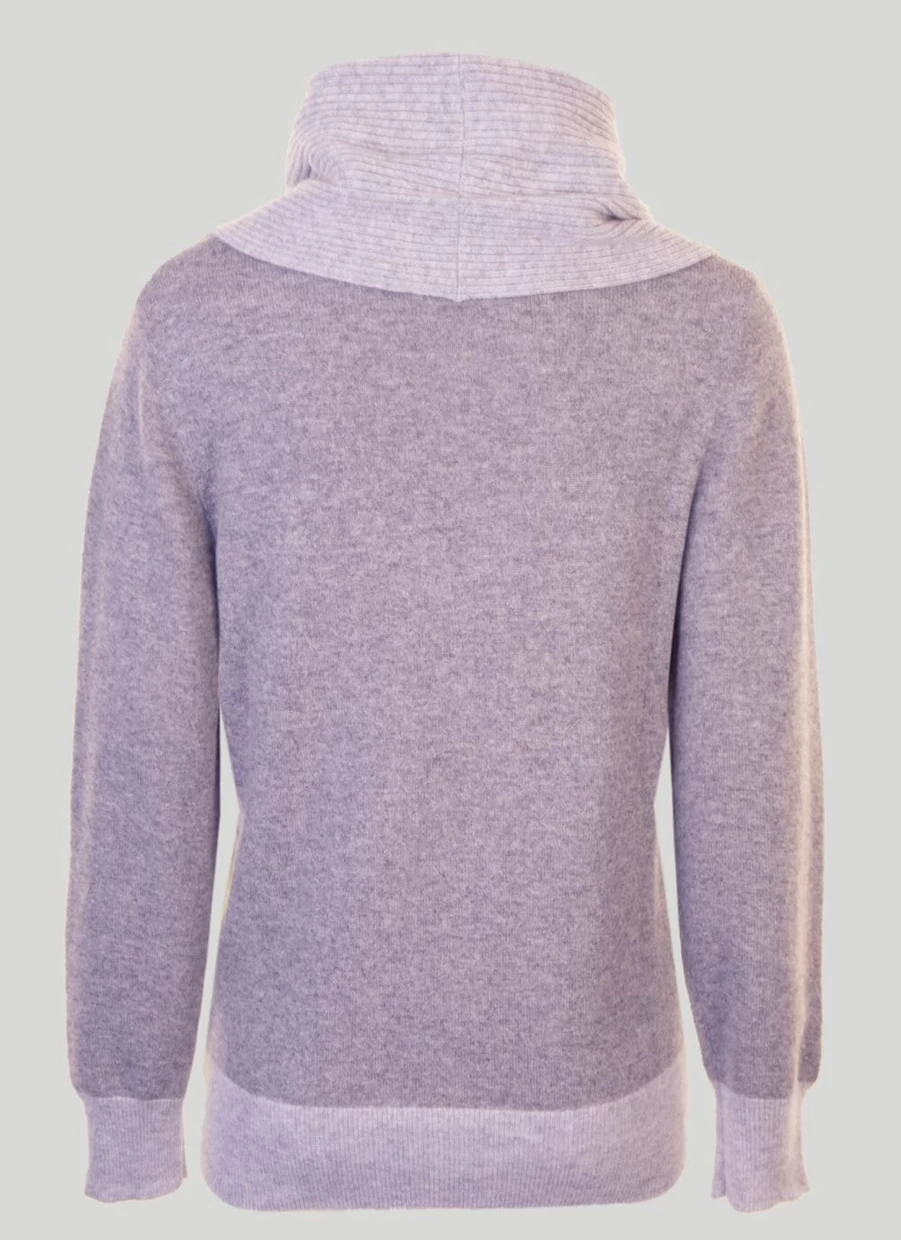 Gleneagles Women's Cashmere Cowl Neck Sweater Soft Luxury Knit Pullover